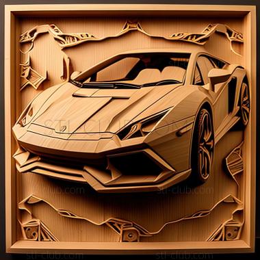 3D мадэль Lamborghini Gallardo (STL)